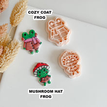 Frog Clay Cutter Set: Whimsical Polymer Clay Earrings, Charms, Jewelry