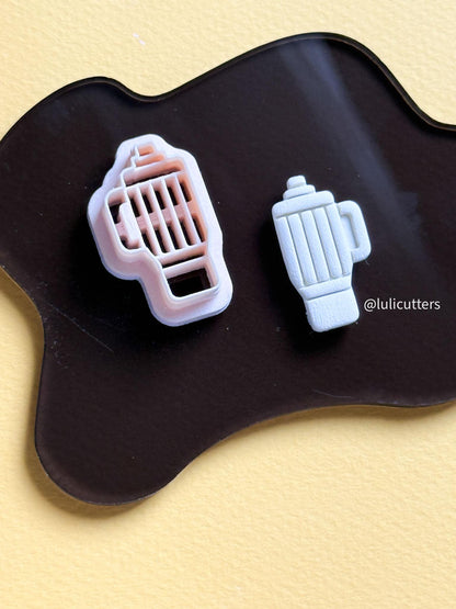 Pencil Tumbler Clay Cutter: Polymer Clay Mold for Earrings & Charms