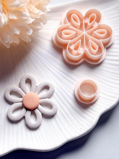 Loop Daisy Polymer Clay Cutter - Flower Earring Making Tool