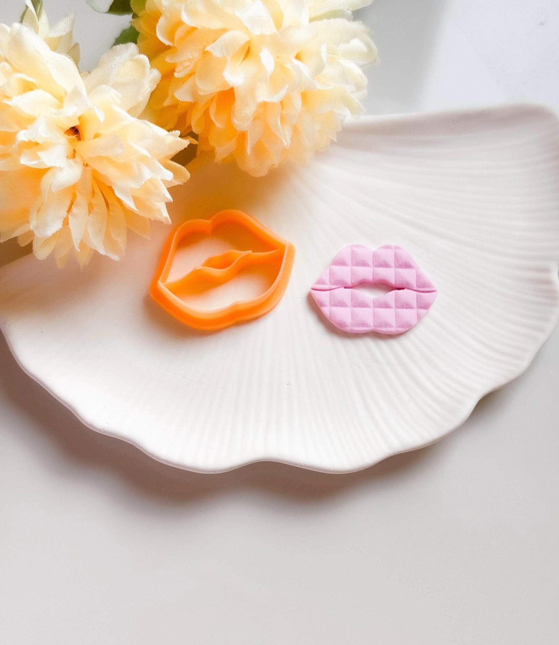Lips Polymer Clay Cutter Kiss Shape Earring Making Tool
