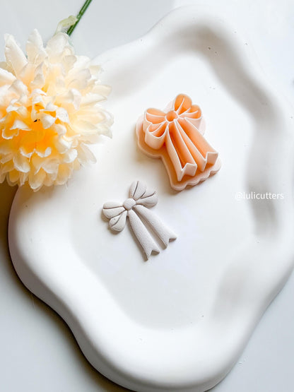 Long Tail Bow Polymer Clay Cutter Elegant Ribbon Earring Making Tool