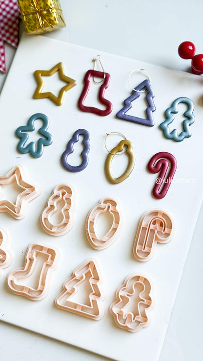 Christmas Clay Cutters: Polymer Clay Jewelry Tools