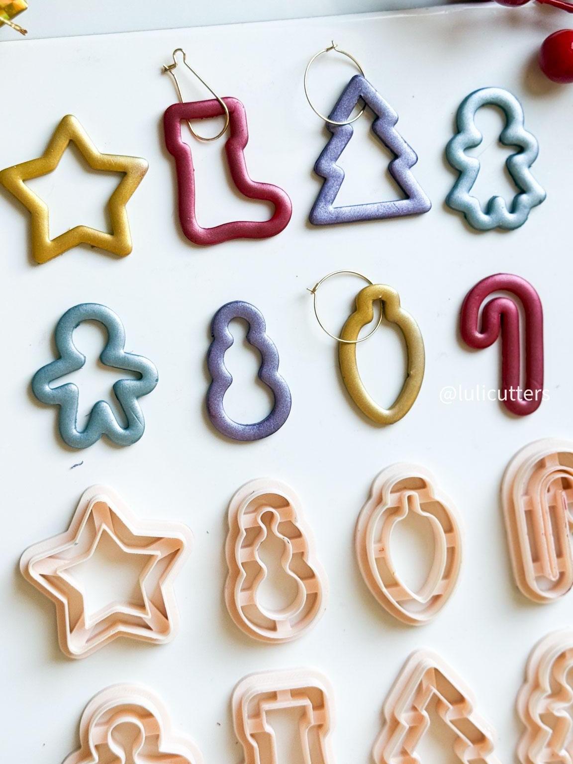 Christmas Clay Cutters: Polymer Clay Jewelry Tools