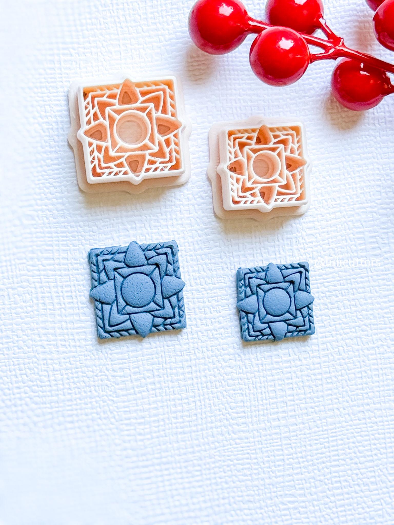 Geometric Star Polymer Clay Cutter Festive Jewelry Making Tool