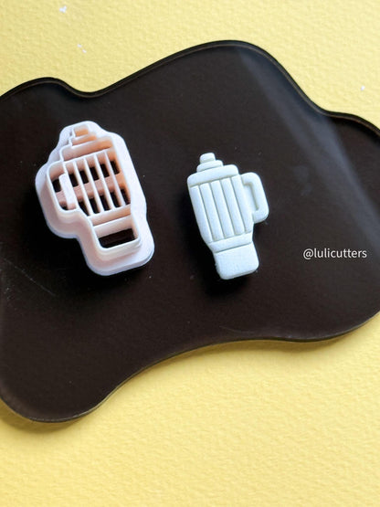 Pencil Tumbler Clay Cutter: Polymer Clay Mold for Earrings & Charms