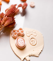 Bow & Rosette Cameo Polymer Clay Cutter Set for Earrings and Jewelry Making