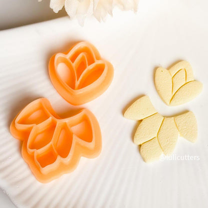 Tulip Polymer Clay Cutter Set: Botanical Jewelry & Craft Tools