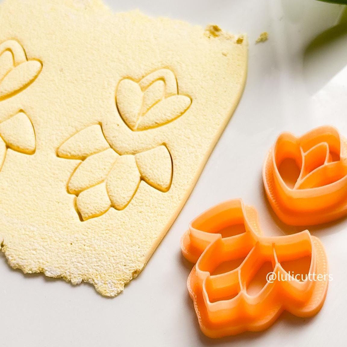 Tulip Polymer Clay Cutter Set: Botanical Jewelry & Craft Tools