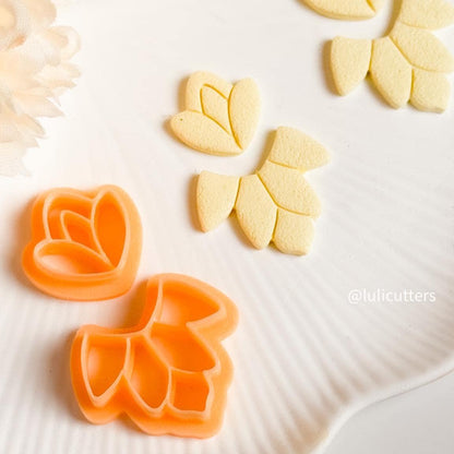 Tulip Polymer Clay Cutter Set: Botanical Jewelry & Craft Tools