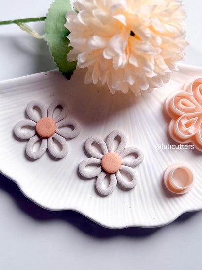 Loop Daisy Polymer Clay Cutter - Flower Earring Making Tool