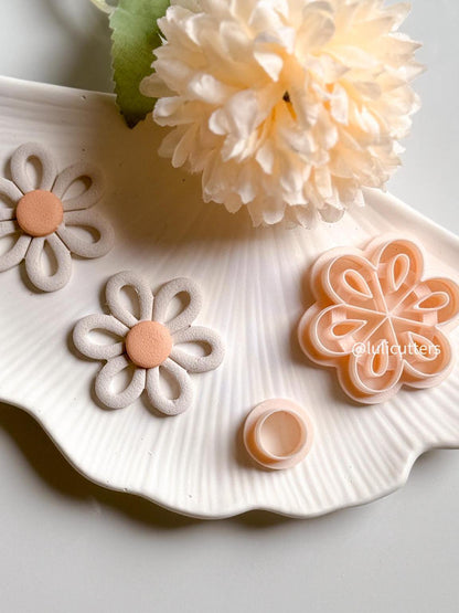 Loop Daisy Polymer Clay Cutter - Flower Earring Making Tool