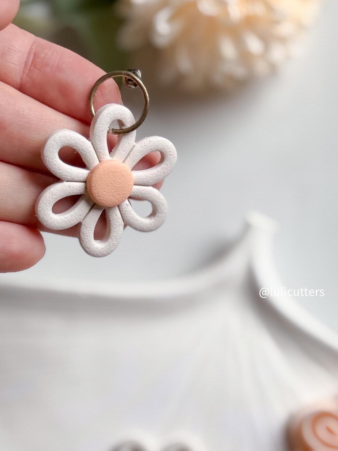 Loop Daisy Polymer Clay Cutter - Flower Earring Making Tool