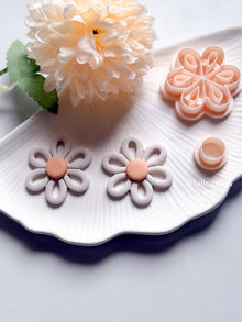 Loop Daisy Polymer Clay Cutter - Flower Earring Making Tool