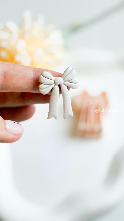 Long Tail Bow Polymer Clay Cutter Elegant Ribbon Earring Making Tool