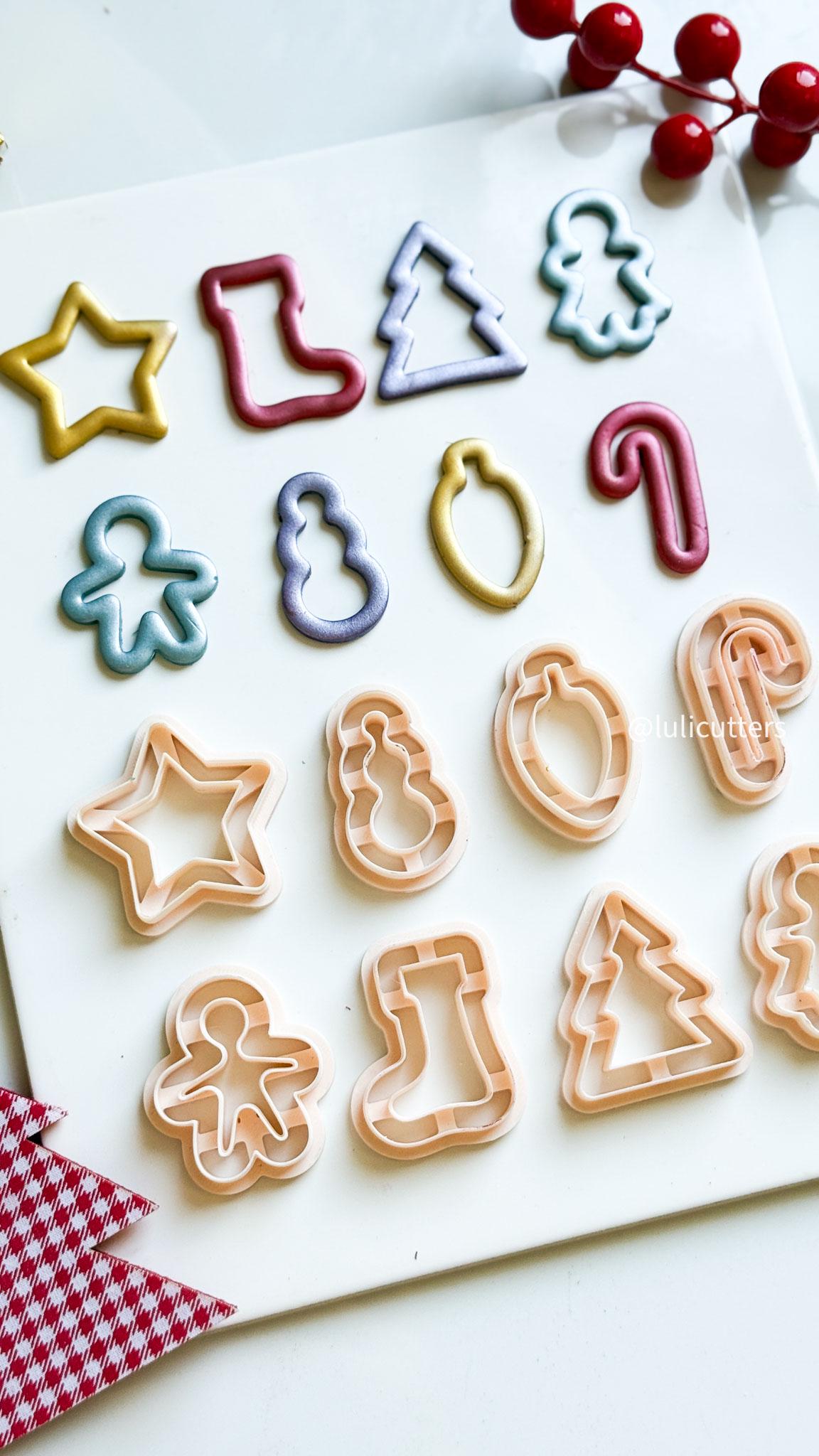 Christmas Clay Cutters: Polymer Clay Jewelry Tools