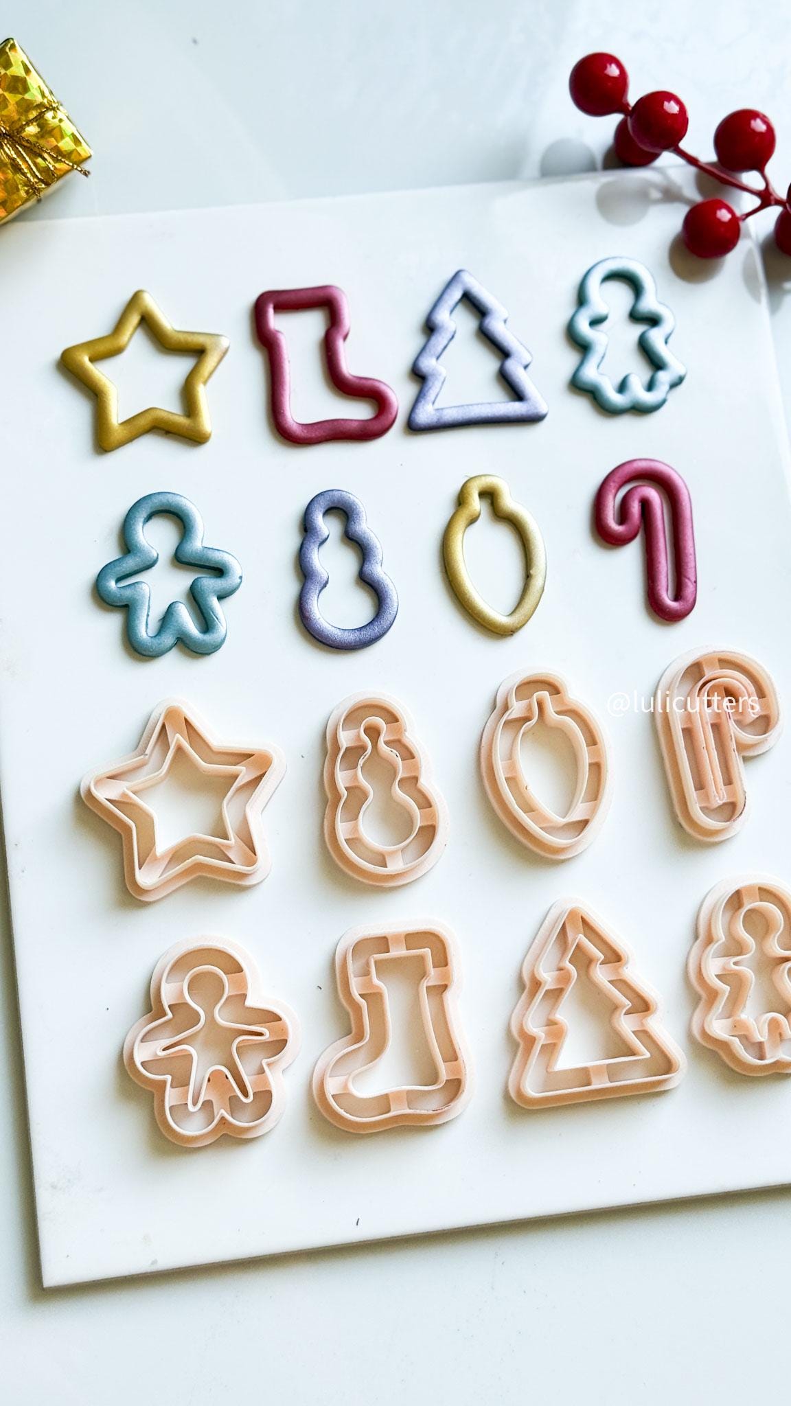 Christmas Clay Cutters: Polymer Clay Jewelry Tools