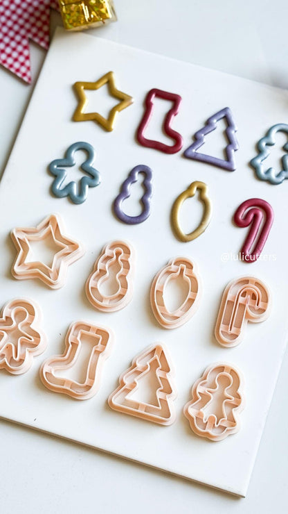 Christmas Clay Cutters: Polymer Clay Jewelry Tools