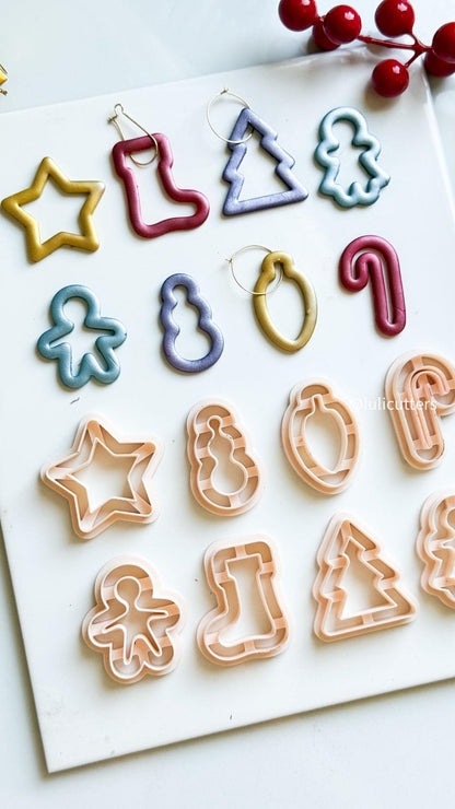 Christmas Clay Cutters: Polymer Clay Jewelry Tools