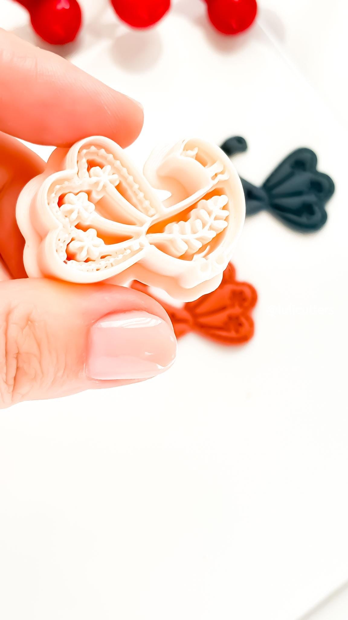 Nordic Peacock Polymer Clay Cutter for Earrings and Ornaments