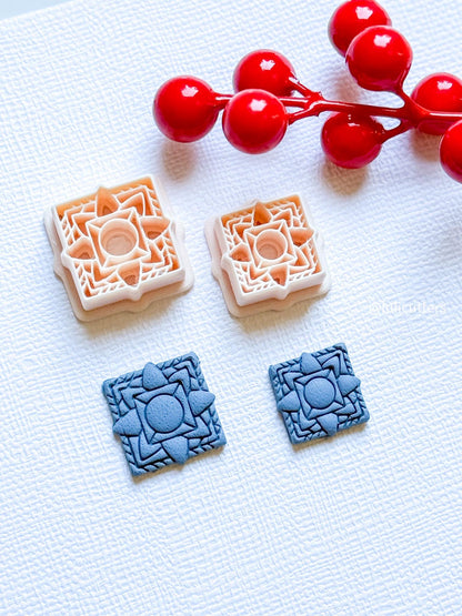 Geometric Star Polymer Clay Cutter Festive Jewelry Making Tool