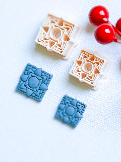 Geometric Star Polymer Clay Cutter Festive Jewelry Making Tool