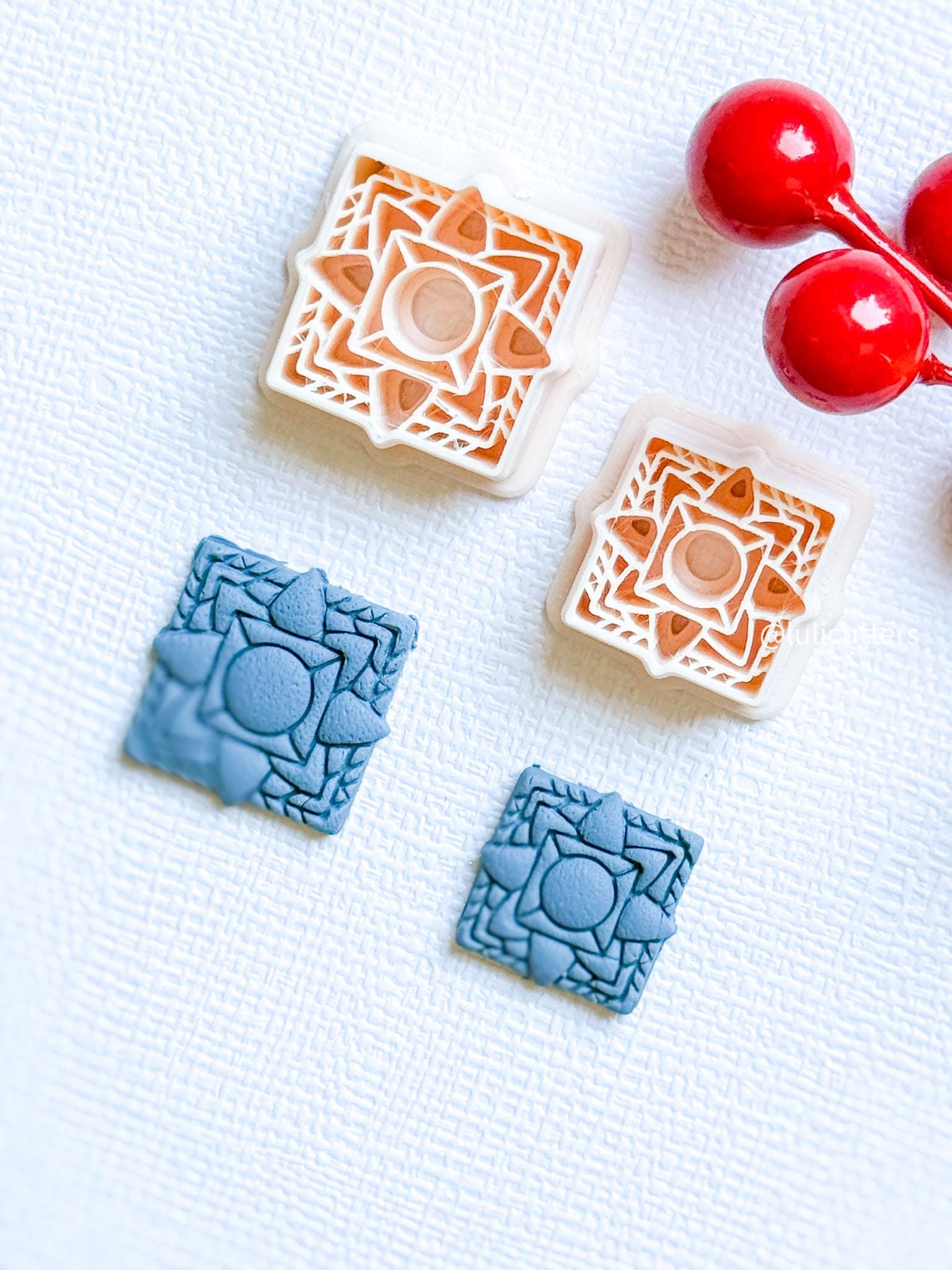 Geometric Star Polymer Clay Cutter Festive Jewelry Making Tool