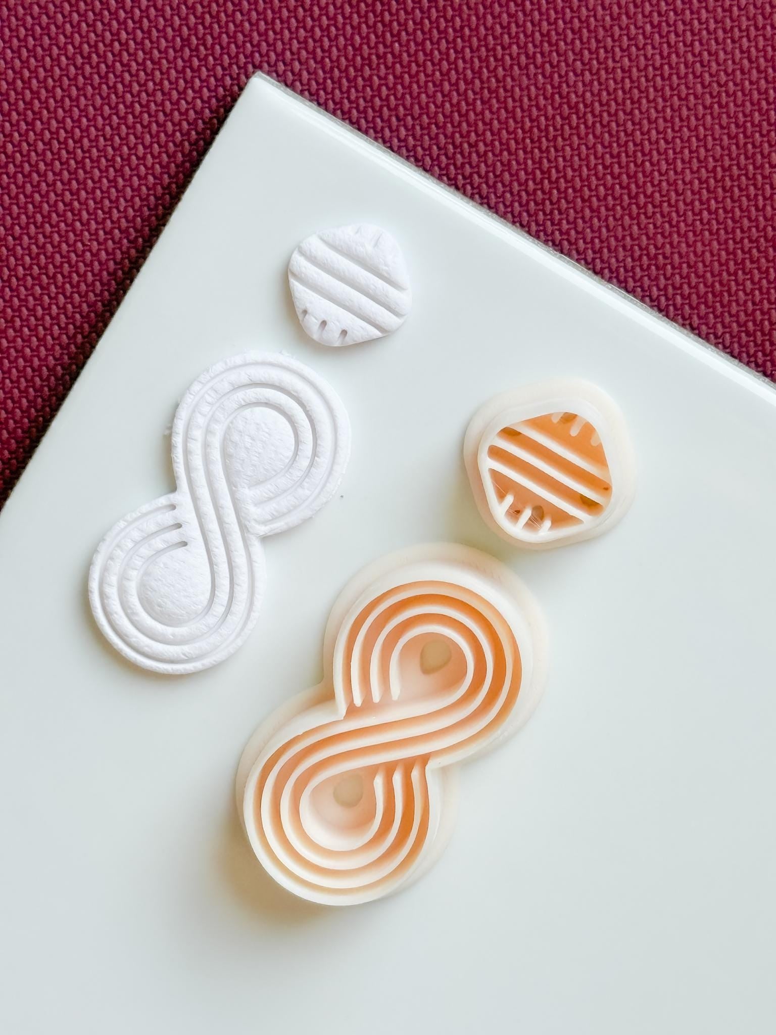 Infinity Dangle Earring Polymer Clay Cutter Set Jewelry Making Tools