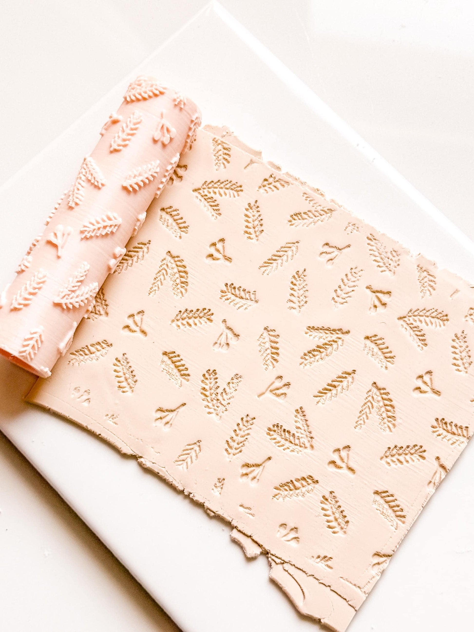 Polymer Clay Emboss Roller Winter Branches Texture