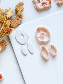 Organic Shape Polymer Clay Cutters 3 Organic Shapes for Earrings