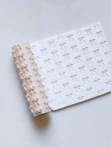 Mini Coquette Bow Texture Roller Embossing Tool for Polymer Clay Crafts