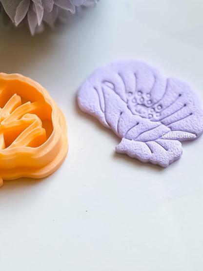 Poppy Flower Clay Cutter | Floral Polymer Clay Stamp (42mm)