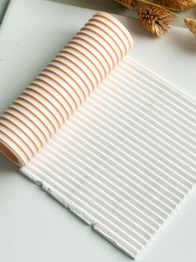 Minimalist Stripe Emboss Roller: Polymer Clay Jewelry & Crafts