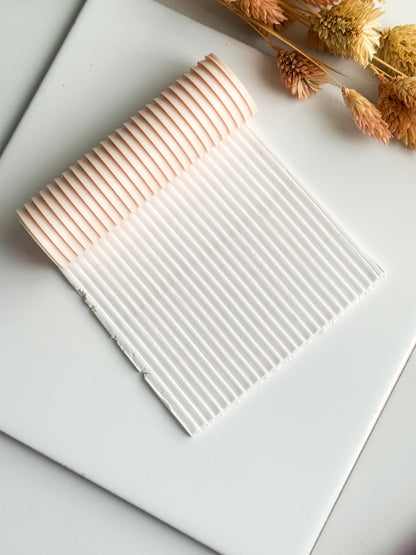 Minimalist Stripe Emboss Roller: Polymer Clay Jewelry & Crafts