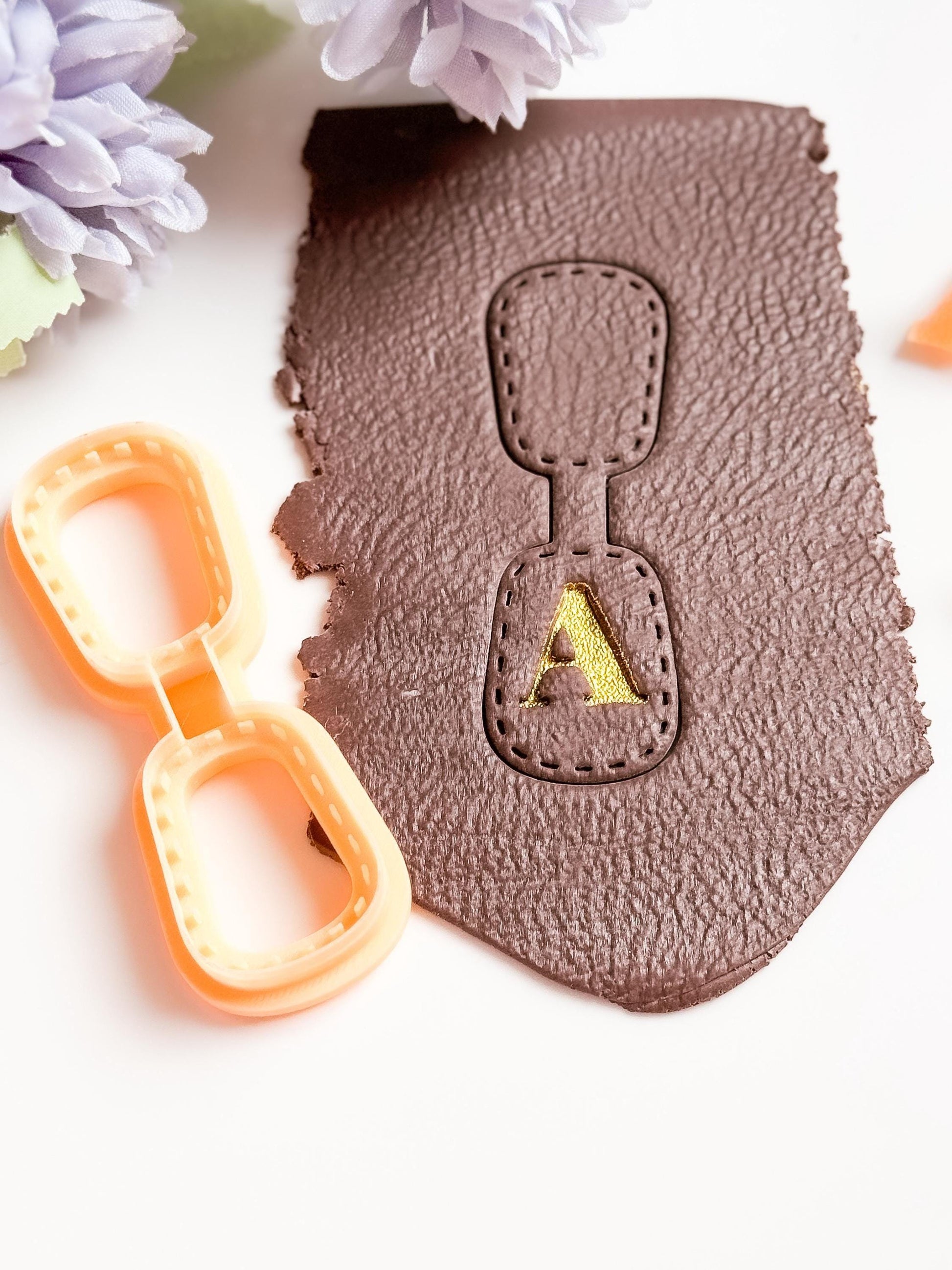 Leather Texture Roller: Polymer Clay Embossing Tool