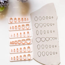 Polymer Clay Leaf Cutter Set: Floral Jewelry Tool, 6 Sizes