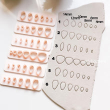 Polymer Clay Leaf Cutter Set: Floral Jewelry Tool, 6 Sizes