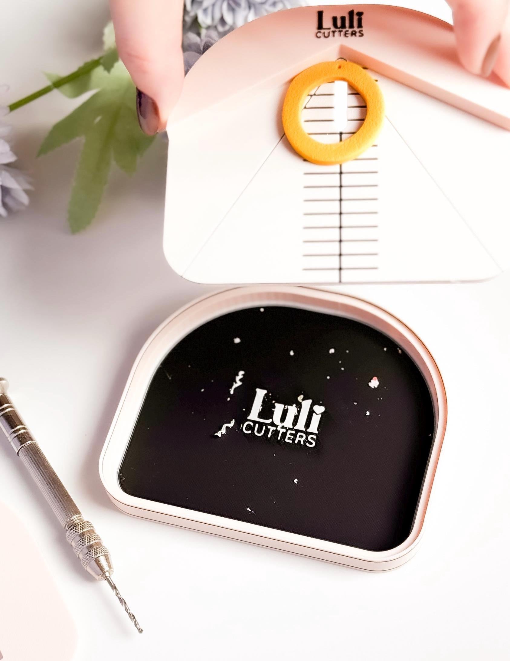 Earring Drill Stand: Polymer Clay Hole Guide & Dust Catcher