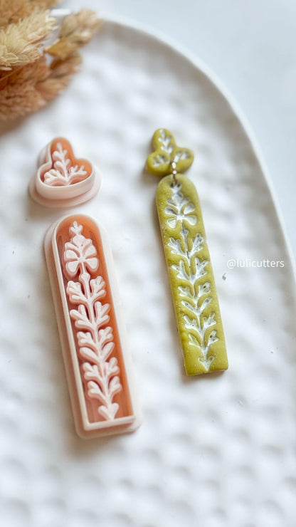 Nordic Dangle Clay Cutter Set Scandinavian Folk Art Earring Cutter