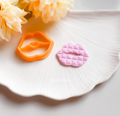 Pyramid Texture Roller: Diamond Grid Geometric Clay Tool