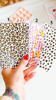 Animal Print Polymer Clay Transfer Paper: Leopard, Dalmatian (9x14cm)