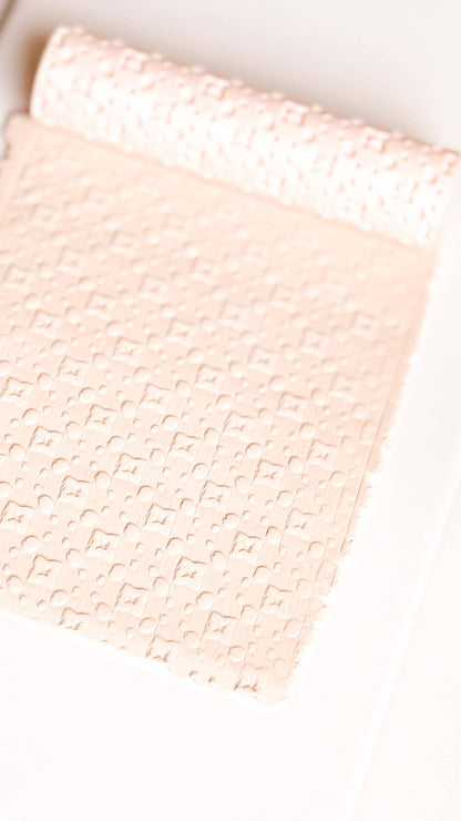 Stars and Dots Embosser Roller for Polymer Clay Geometric Texture Tool