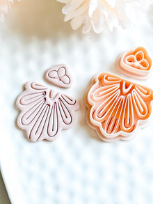 Floral Polymer Clay Cutters: Scalloped Fan & Petal Topper - DIY Jewelry Making