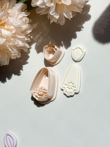 Tulip Polymer Clay Cutter Set: Floral Dangle Earring Cutters
