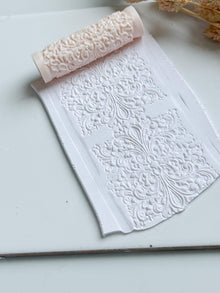 Vintage Scrollwork Polymer Clay Roller Embossing Texture Tool