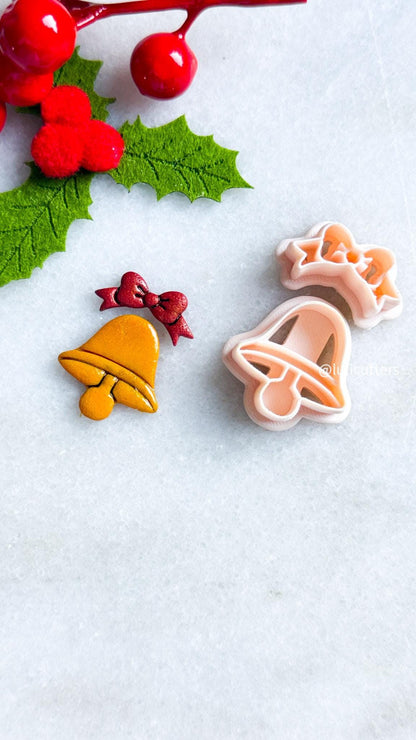 Bell & Bow Polymer Clay Cutter Set: Dangle Earring Jewelry Making