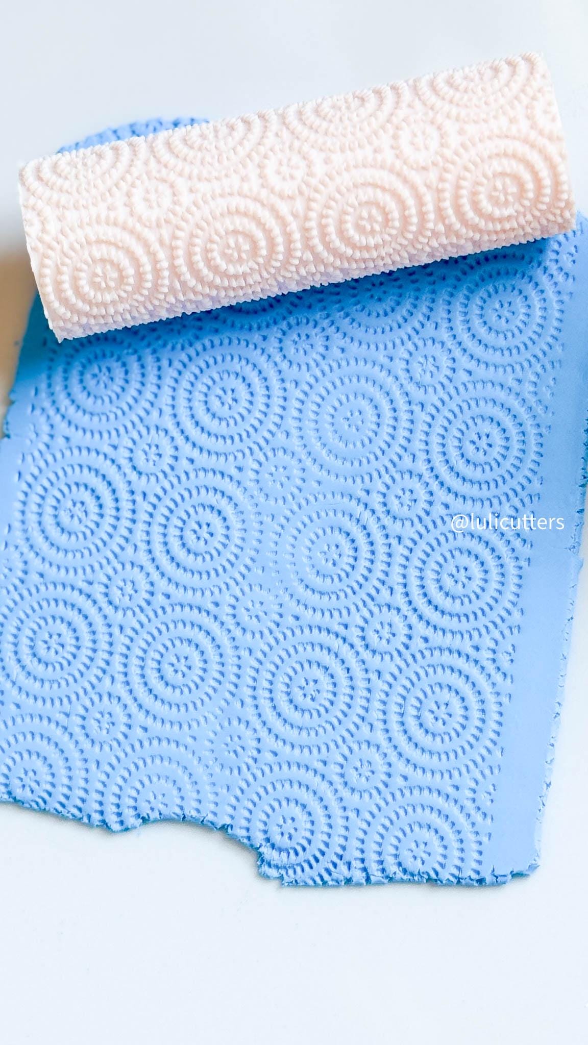 Geometric Mandala Texture Roller: Polymer Clay Imprints