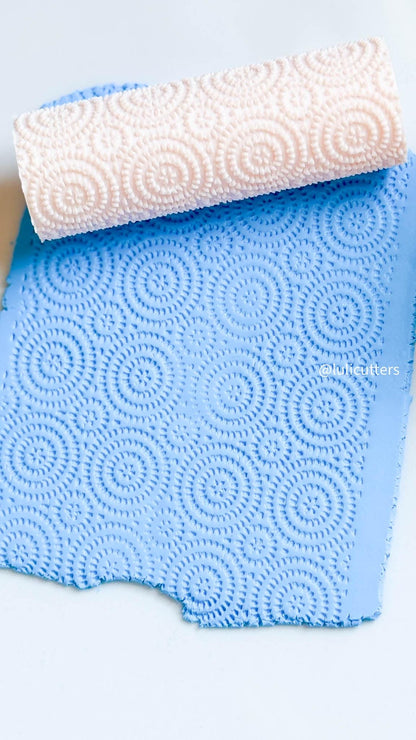 Geometric Mandala Texture Roller: Polymer Clay Imprints