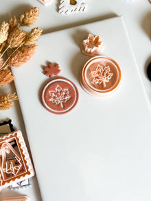 Maple Leaf Cutter Set: Polymer Clay Earring Mold, Autumn Design