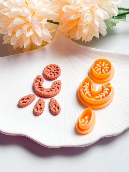 Ceramic Pattern Clay Earring Cutter: Textured Jewelry Making