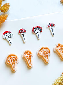 Booty Mushroom Clay Cutter Set: Funny Polymer Clay Molds for Earrings